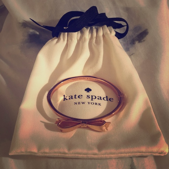 kate spade Jewelry - Kate Spade Rose Gold Bow Bracelet NWT